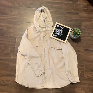 Ardene’s Corduroy Hooded Shacket NWOT